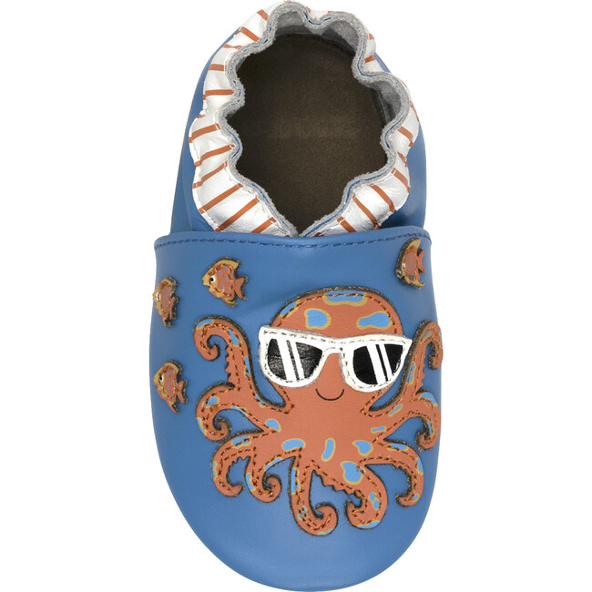 Octopus Booties, Blue - Booties - 6