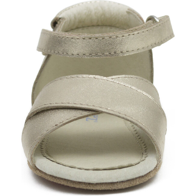 Riley, Gold - Crib Shoes - 3
