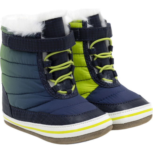 Gradient Boots, Navy - Boots - 1