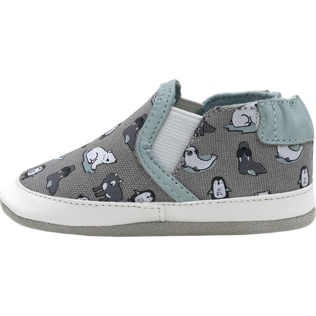 Artic Friends Slip Ons, Grey - Slip Ons - 2