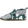Celtics Shamrock Patch, Green & Silver - Booties - 2