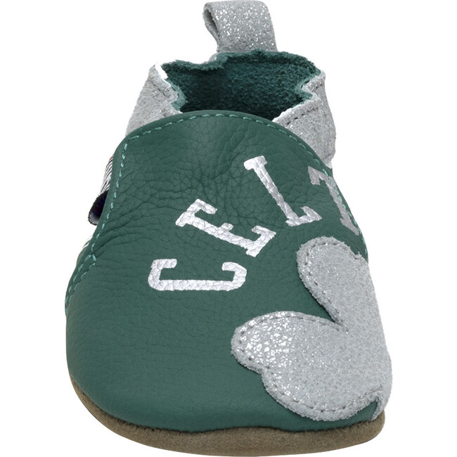 Celtics Shamrock Patch, Green & Silver - Booties - 3