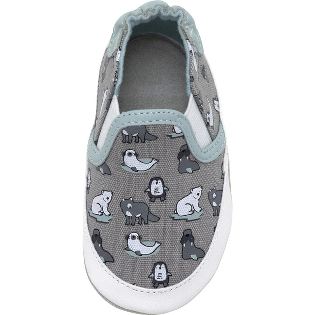 Artic Friends Slip Ons, Grey - Slip Ons - 6