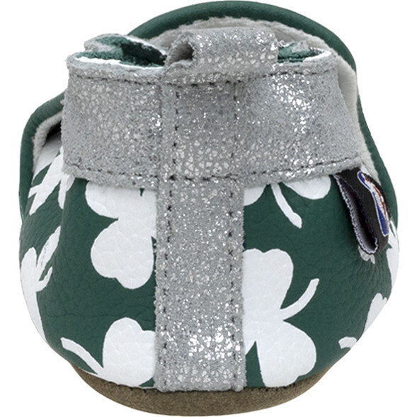Celtics Shamrock Patch, Green & Silver - Booties - 4