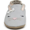Heart Bunny Shoe, Grey - Crib Shoes - 4