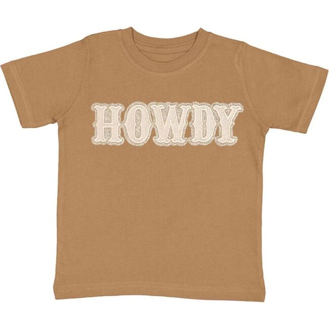 Howdy Patch Short Sleeve T-Shirt, Mocha