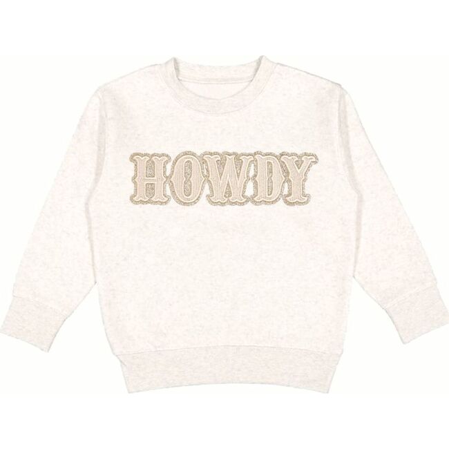 Howdy Patch Sweatshirt, Natural