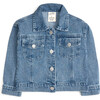 Howdy Gingham Bow Patch Denim Jacket, Denim - Jackets - 2