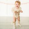 Gingham Printed Tulle Bow Baby Headband, Multi - Headbands - 2