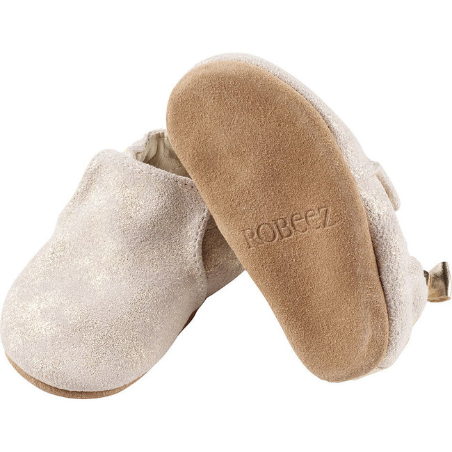 Pretty Pearl Soft Soles, Gold - Crib Shoes - 6