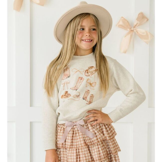 Cowgirl Cutie Sweatshirt, Natural - Sweatshirts - 2