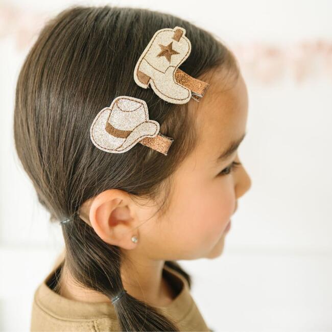 Cowgirl Cutie Clip Set, Multi - Hair Accessories - 2