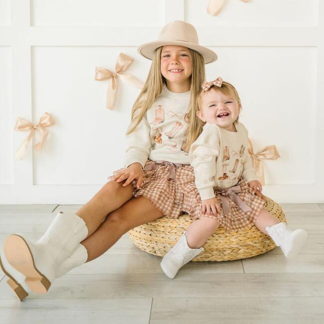 Cowgirl Cutie Sweatshirt, Natural - Sweatshirts - 3