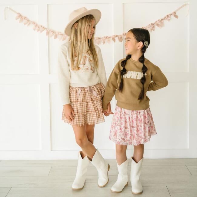 Cowgirl Cutie Sweatshirt, Natural - Sweatshirts - 7