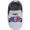 Speed Racer Soft Soles, Grey - Crib Shoes - 6