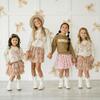 Gingham Bow Patch Sweatshirt, Natural - Sweatshirts - 7