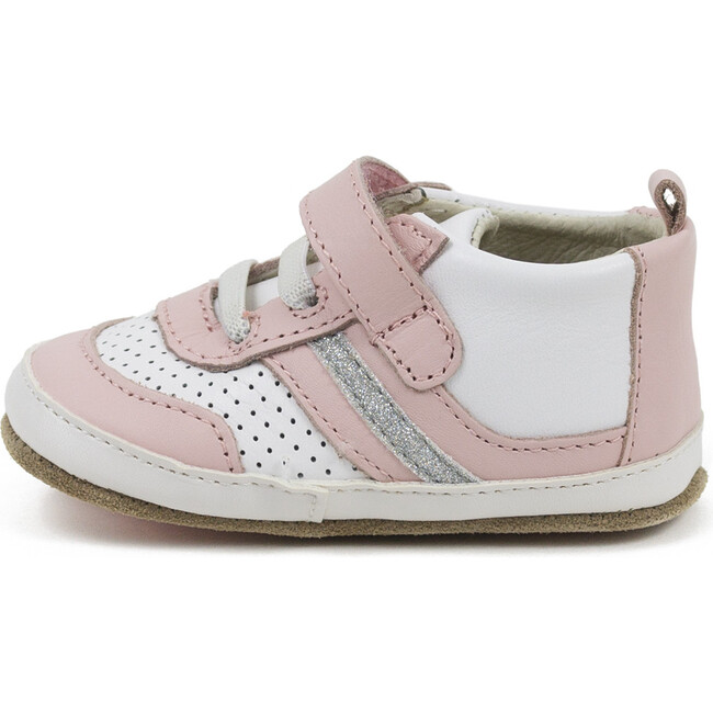 Everyday Eliza Sneaker, White & Pink - Sneakers - 7
