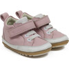 Mistan Leather Sneaker, Blush Pink - Sneakers - 1 - thumbnail