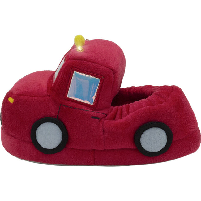 Fire Truck Slippers, Red - Slippers - 2