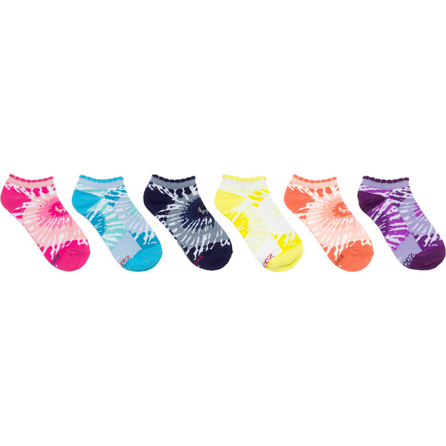 Tie Dye No Show Socks, Pastel - Socks - 1