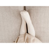 Brittany Heavyweight Girls Tights, Ivory & Grey (2Pack) - Tights - 2