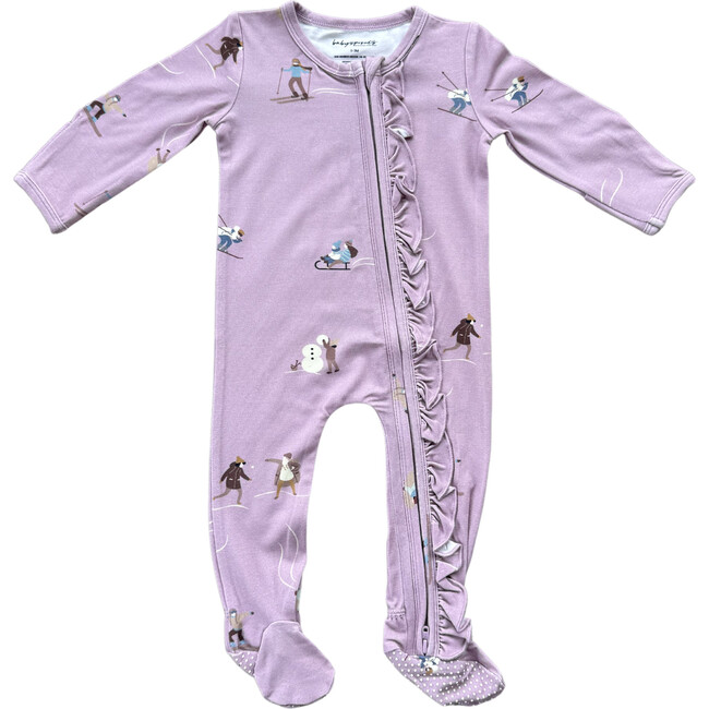 Footie Romper Ski in Mauve