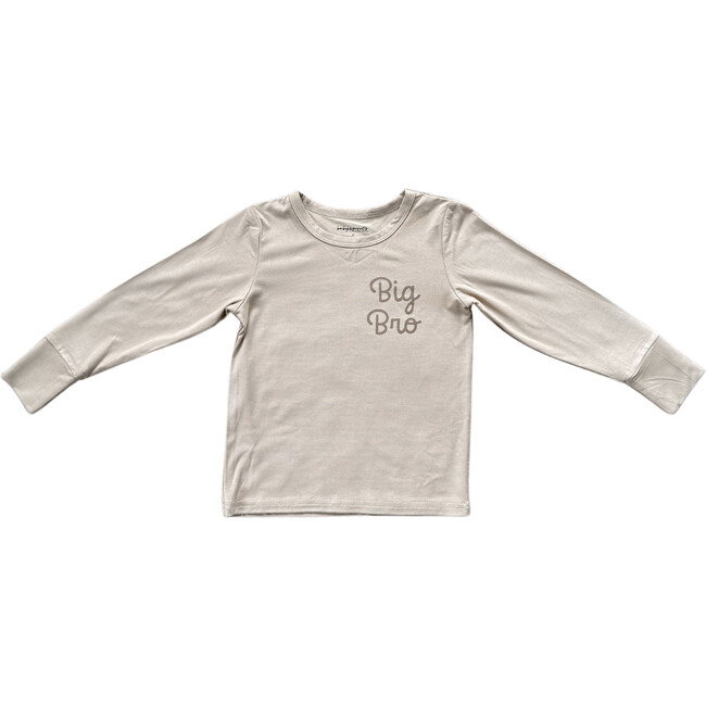 Boy's Long Sleeve Tee Big Bro in Desert