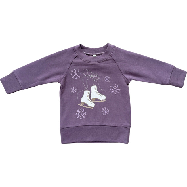 Girl's Raglan Sweatshirt Ice Skates