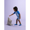 Swimming Dinos Aqua Shoes, Blue - Booties - 2