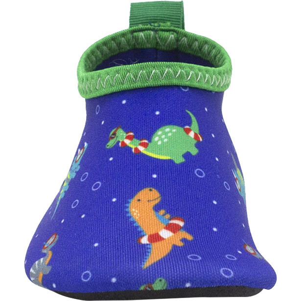 Swimming Dinos Aqua Shoes, Blue - Booties - 3