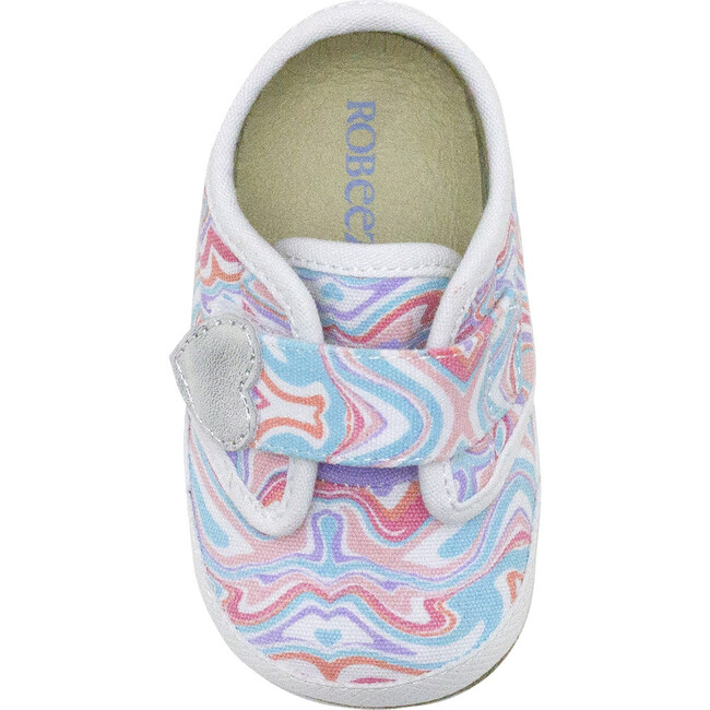 Swirl Heart First Kicks, Marble - Sandals - 6