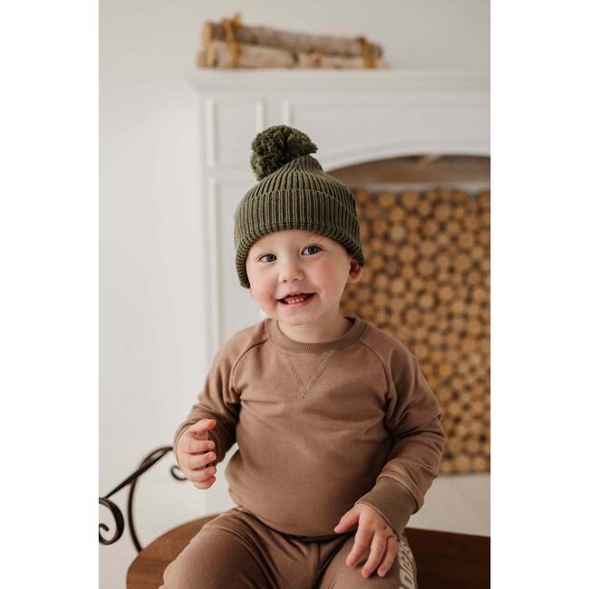 Knit Pom Hat Plum - Winter Hats - 2