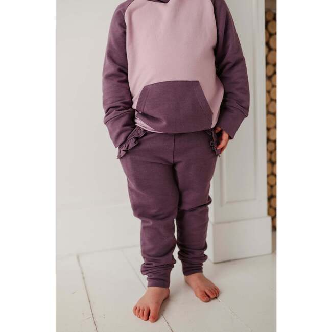 Raglan Hoodie Plum - Sweatshirts - 3