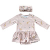 Girl's Bodysuit Dress Set Fawn - Dresses - 1 - thumbnail