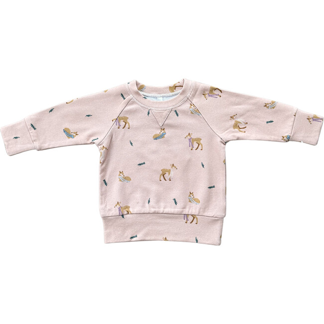 Girl's Raglan Sweatshirt Fawn