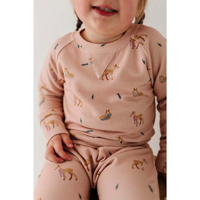 Girl's Raglan Sweatshirt Fawn - Sweatshirts - 4