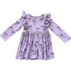 Long Sleeve Ruffle Dress Hair Bow - Dresses - 1 - thumbnail