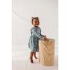 Long Sleeve Ruffle Dress Hair Bow - Dresses - 2