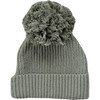 Knit Pom Hat Olive - Winter Hats - 1 - thumbnail