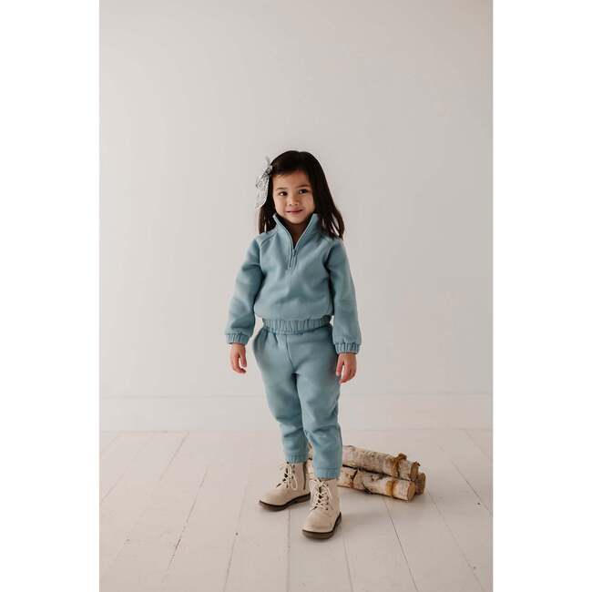 Fleece Zip Set Ski Blue - Mixed Apparel Set - 2