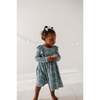 Long Sleeve Ruffle Dress Hair Bow - Dresses - 3