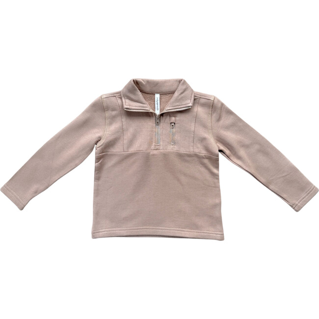 Boy's 3/4 Fleece Zip Sweatshirt Portabella