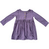 Long Sleeve Henley Dress Plum - Dresses - 1 - thumbnail