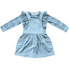 Girl's Jumper Set Daisy in Ski Blue - Mixed Apparel Set - 1 - thumbnail