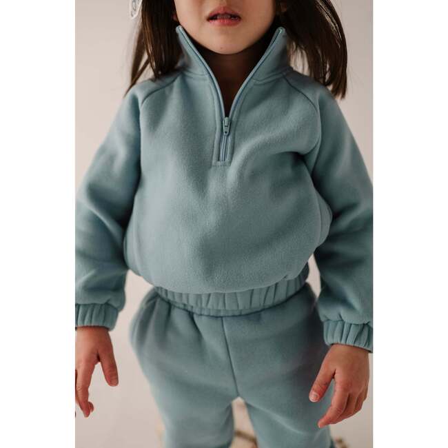 Fleece Zip Set Ski Blue - Mixed Apparel Set - 4