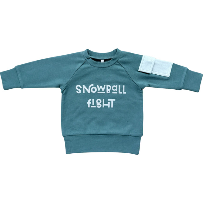 Boy's Raglan Sweatshirt Snowball Fight