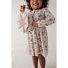 Long Sleeve Henley Dress Winter Floral - Dresses - 2