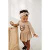 Girl's Bodysuit Dress Set Winter Floral - Dresses - 6