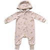 Terry Zip Romper Fawn - Rompers - 1 - thumbnail