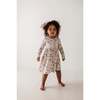 Long Sleeve Henley Dress Winter Floral - Dresses - 5